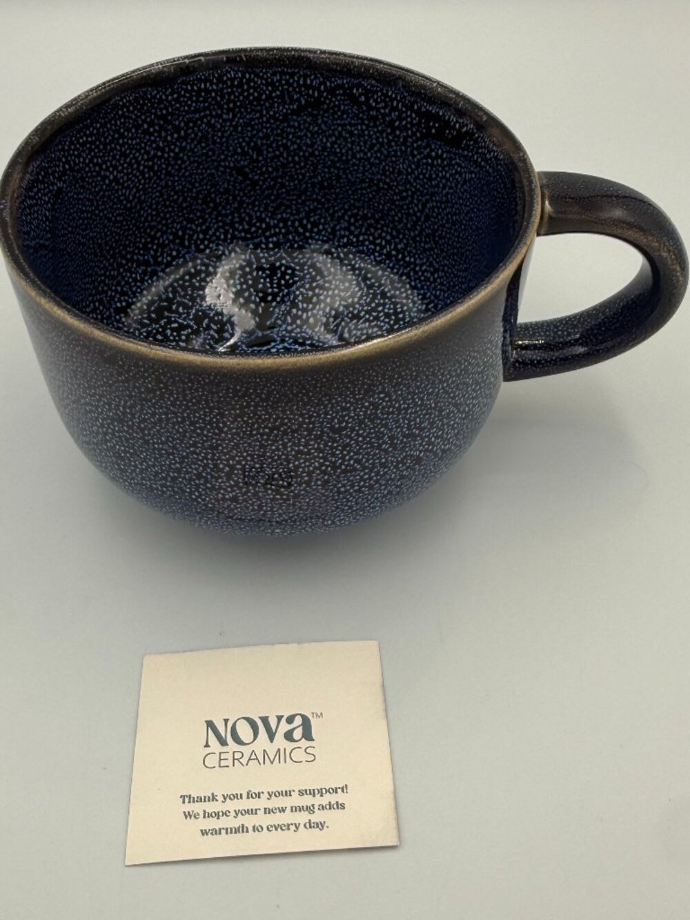 Nova Ceramics Abyss Glazed Ceramic Mug 16oz